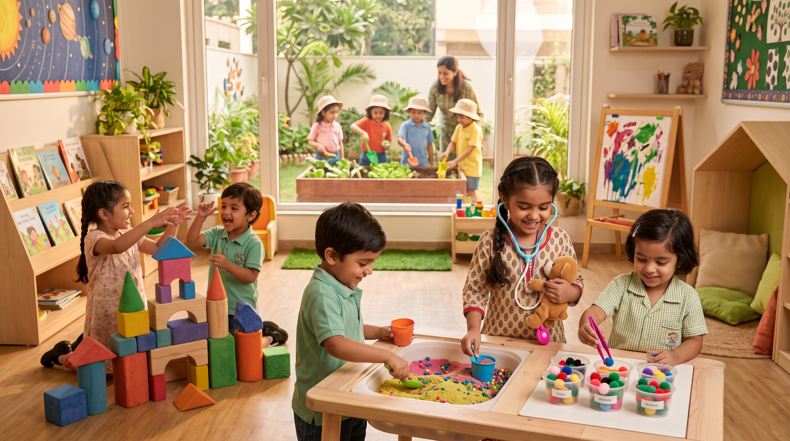 Top Play School in Pitampura Is Golden Bells Early Years: Where Every Playtime Builds a Skill
